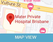 Mater Private Hospital Brisbane Map